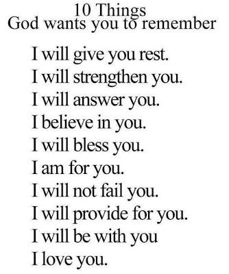 10 things God will do